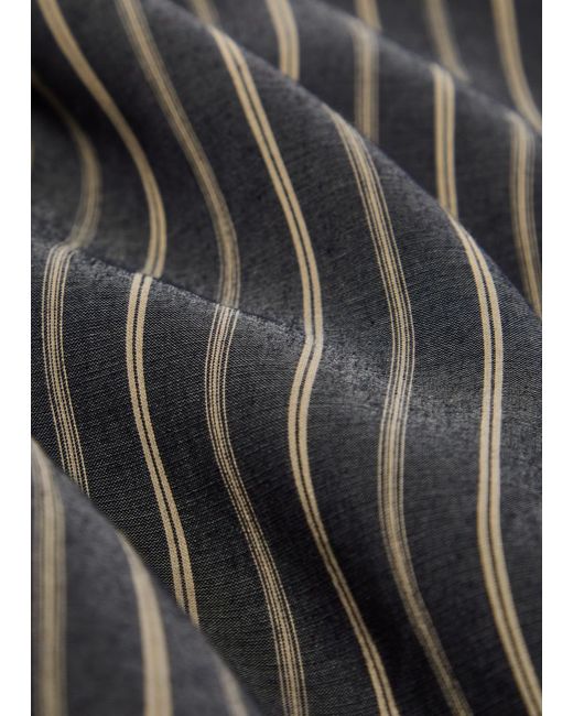 Studio Nicholson Gray Striped Shirt for men