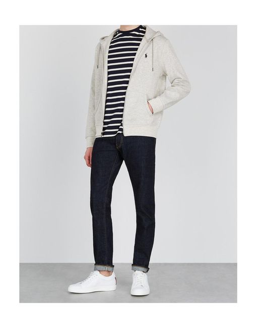 Polo Ralph Lauren White Zippered Hoodie for men