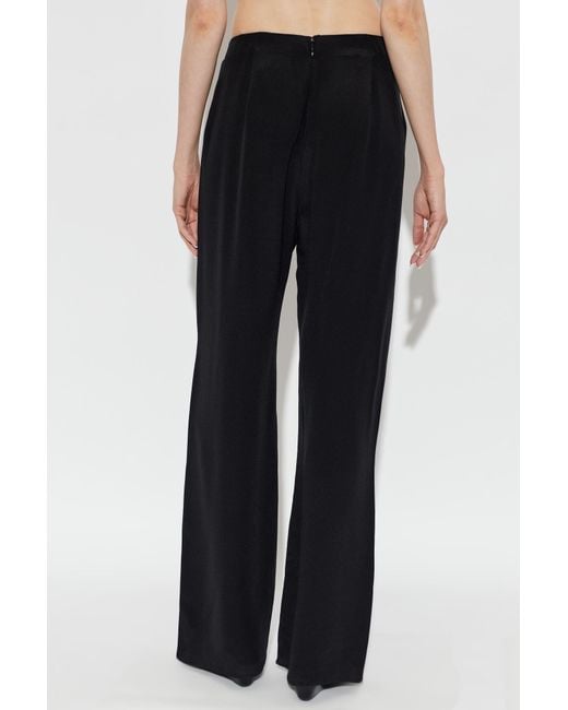 Cult Gaia Black Zippered Casual Pants