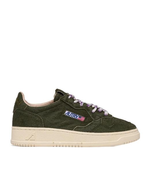 Autry Green Medalist Low-Top Sneakers