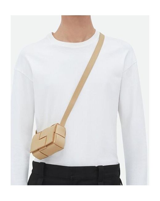 Bottega Veneta Natural Intrecciato Leather Mini Bag