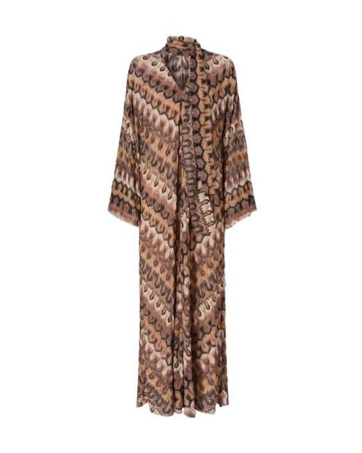 Missoni Natural Long Sleeved Dress