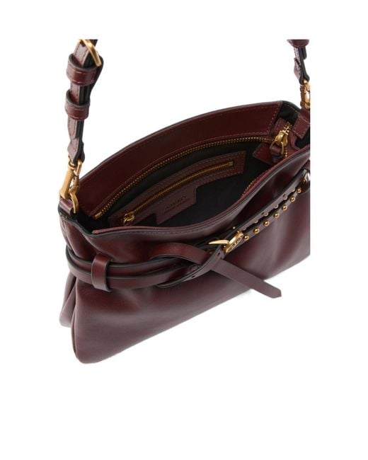 Pinko Purple Love Birds Strap Shoulder Bag