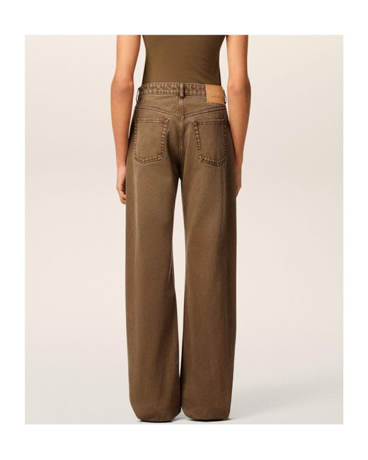 AMI Natural Cotton Loose-Fit Jeans for men