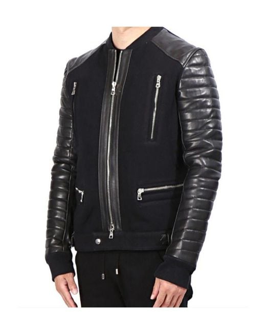 Balmain Black Long Sleeve Jacket for men
