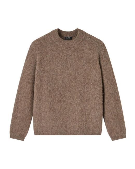 A.P.C. Brown Dylan Sweater for men