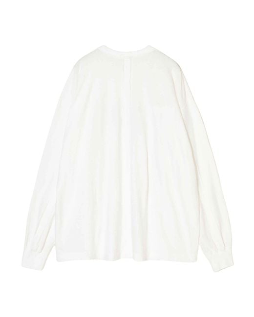 Undercover White Long-Sleeve T-Shirt for men