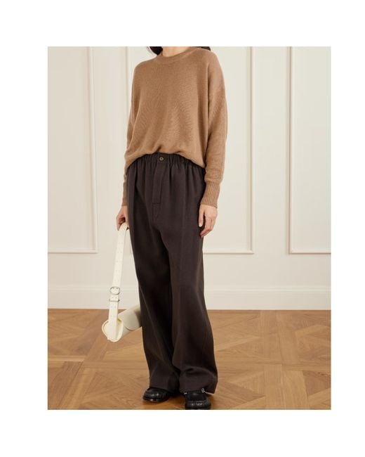 Jil Sander Brown Cashmere Sweater