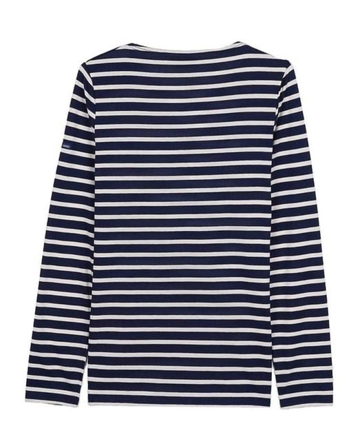 Saint James Blue Long-Sleeve T-Shirt