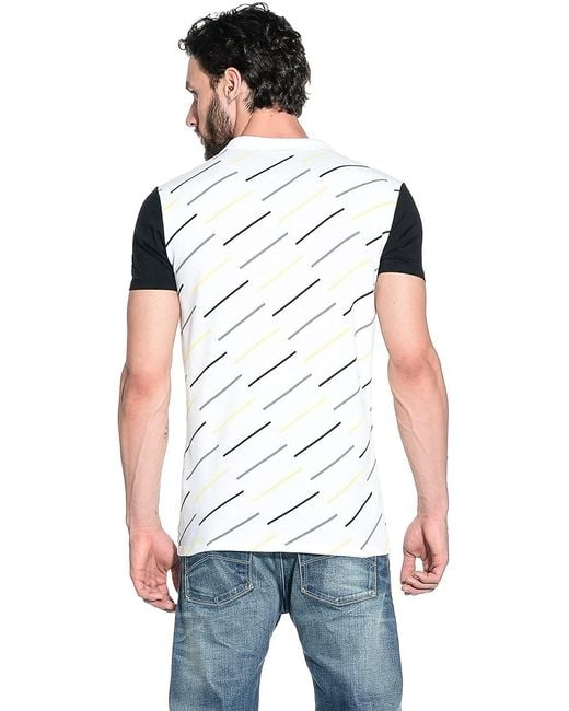 Armani Jeans White Logo Details Polo Shirt for men