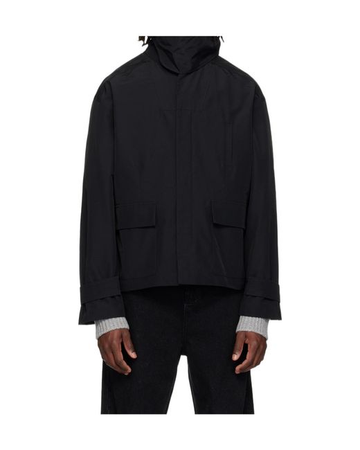 Entire studios Blue Trench Jacket for men