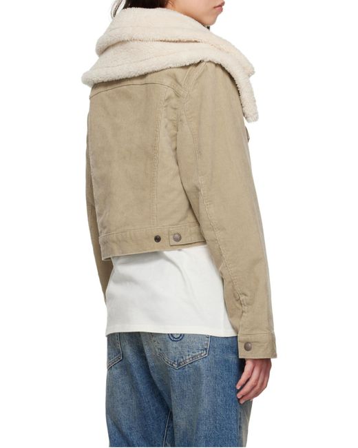 R13 Natural Long Sleeve Jacket