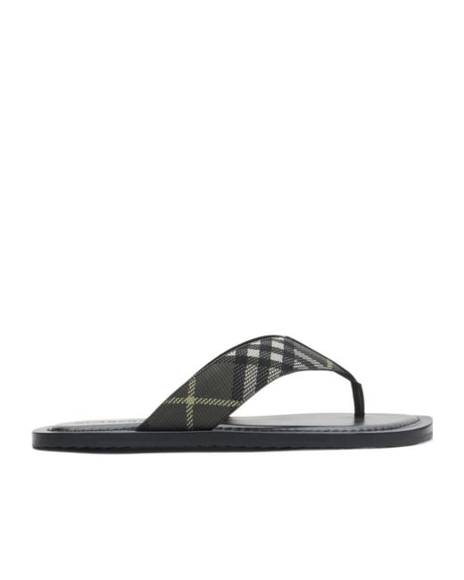 Burberry Multicolor Check Pavilion Sandals for men