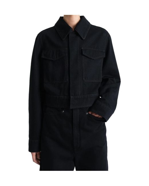 Lemaire Black Cropped Jacket
