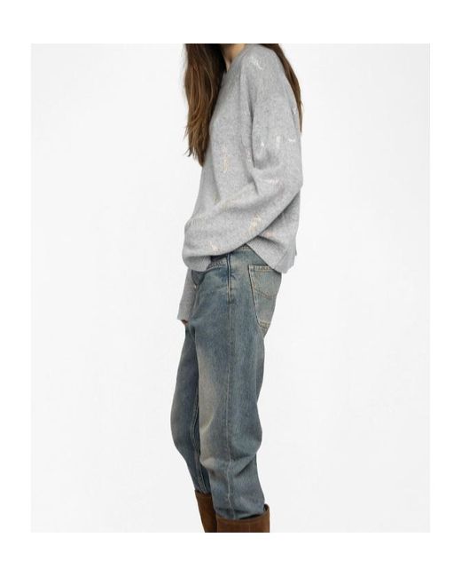 Zadig & Voltaire Gray Markuz Jumper