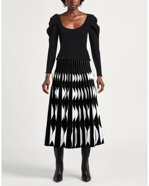 Farm Rio Black Ribbed-Knit Jumper