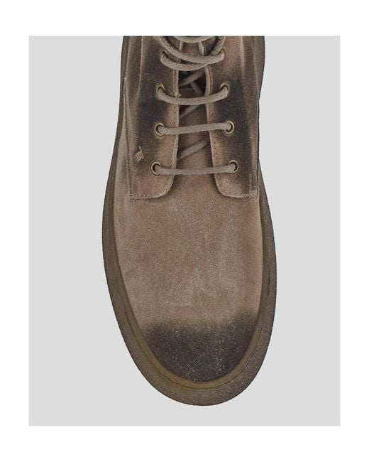 Tod's Brown W. G. Lace-Up Ankle Boots for men