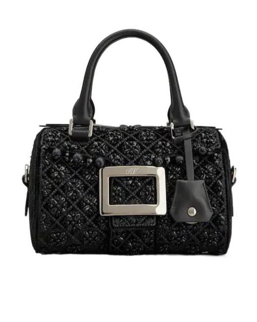 Roger Vivier Black Belle Vivier Bag