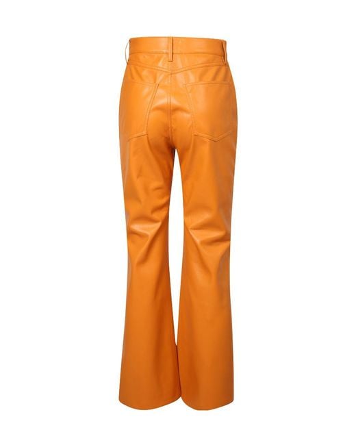 Nanushka Orange Horn Shaped Casual Pants