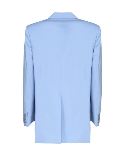 ANDAMANE Blue Single-Breasted Blazer