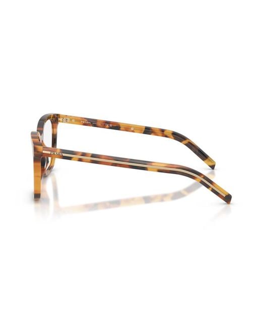 Prada Brown Full Frame Plain Mirror