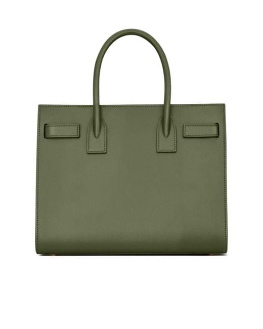 Saint Laurent Green Sac De Jour Baby Carryall