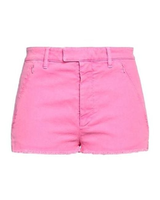 MM6 by Maison Margiela Pink Colorful Denim Hot Pants