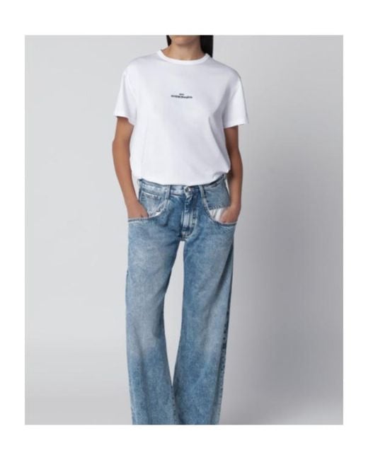 Maison Margiela White Short-Sleeved T-Shirt