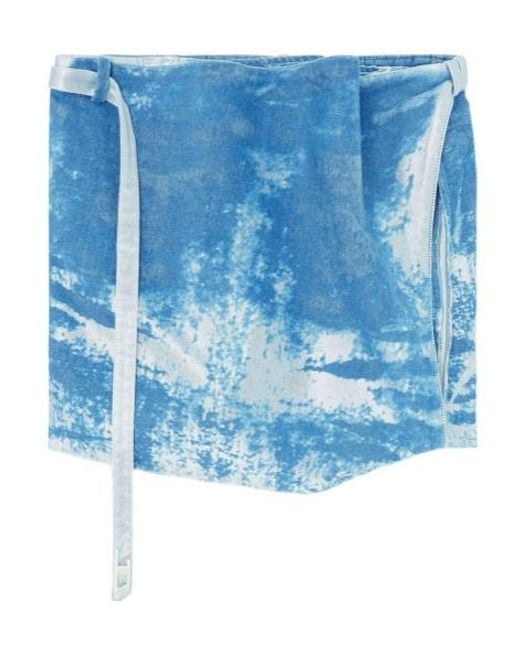 DIESEL Blue De-Sandie-Fsi Tie-Detail Top