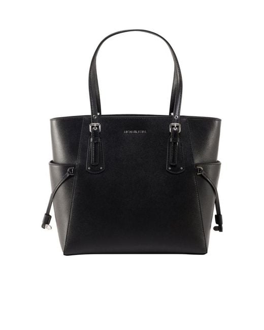 Michael Kors Black Michael Voyager Small Tote Bag