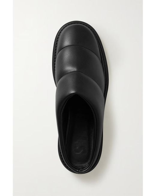 Staud Black Astro Flt Pmp Rtoe Mle Pdded Vegan
