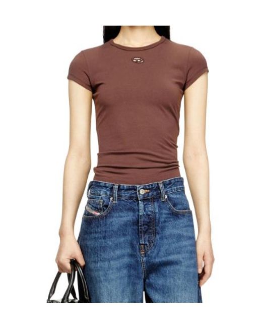 DIESEL Brown T-Angie-Od T-Shirt