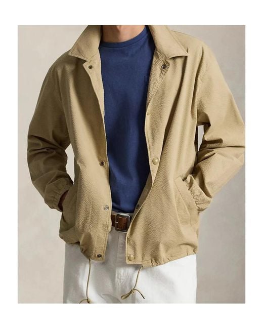 Polo Ralph Lauren Natural Long-Sleeved Casual Jacket for men