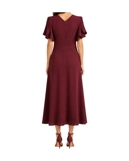 Victoria Beckham Bela Gathered Midi Dress