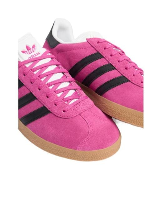 Adidas Originals Purple Laceup Thicksoled Flat Shoes for men