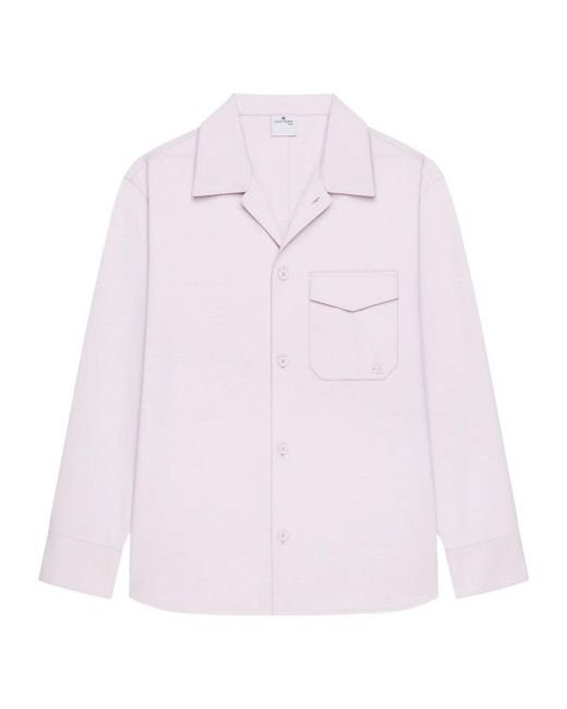 Courreges Pink Chest-Pocket Shirt for men