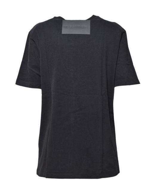 Jil Sander Black Crewneck Logo Patch T-Shirt