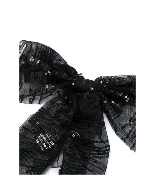 Maison Michel Black Wicole Hair Clip