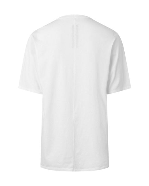 Rick Owens White Crew-Neck Short-Sleeve T-Shirt for men