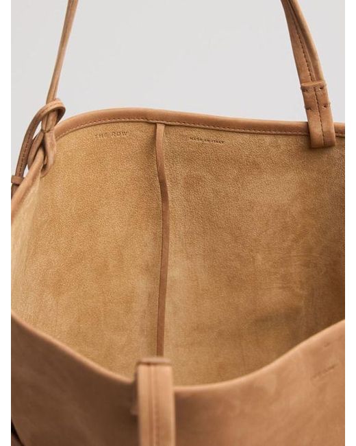 The Row White Tote With Top Handle
