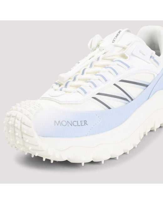 Moncler White Trailgrip Low-Top Sneakers for men