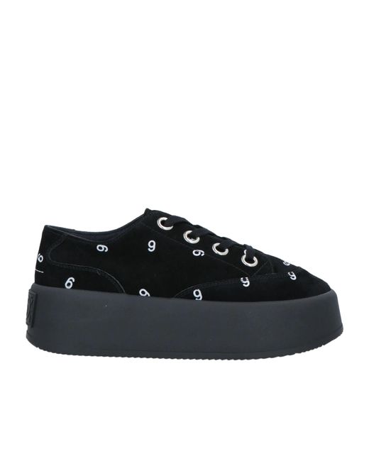 MM6 by Maison Margiela Black Low-Top Trainers