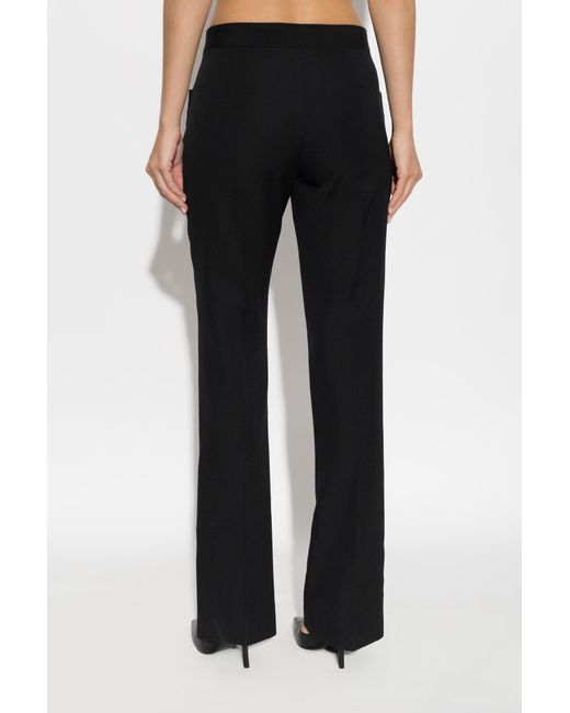 Balmain Black Casual Pants With Pockets for men