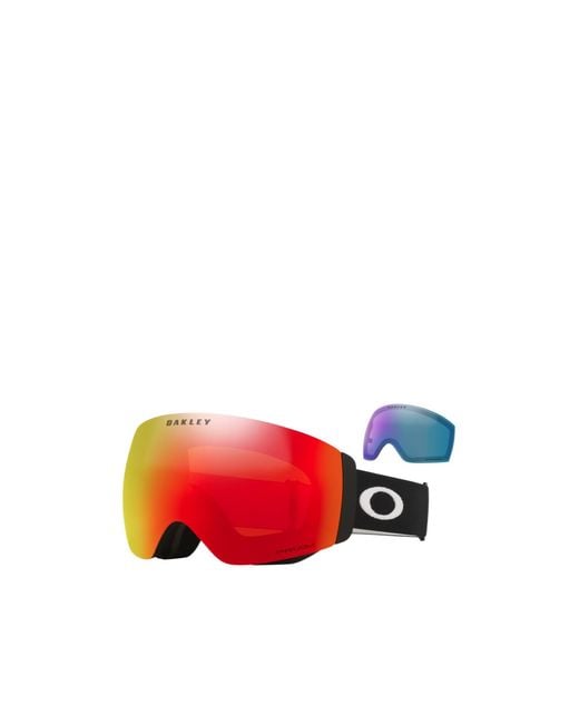 Oakley Red Flight Deck Pro M Snow Goggles for men