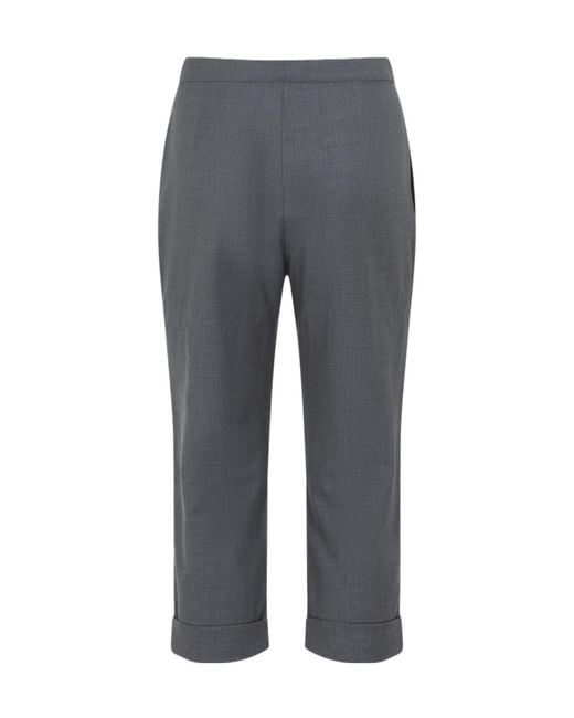 Co. Gray Drawstring Cuffed Trousers