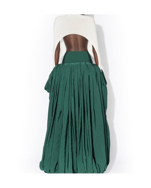 Alaïa White Top Tension En Maille Seconde Peau