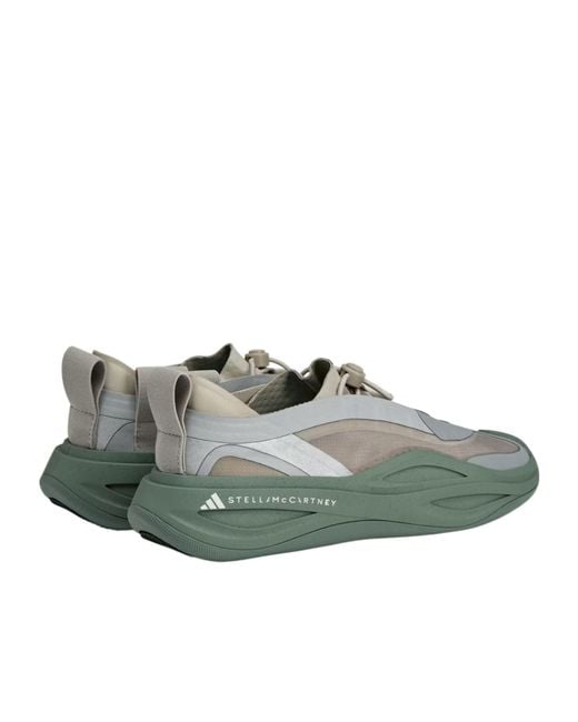 Adidas By Stella McCartney Green Sportswear Low Ground Sneakers