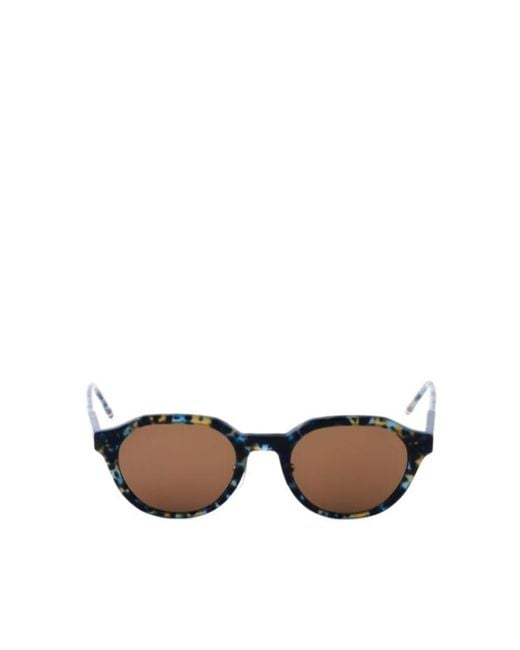 Thom Browne Multicolor Geometric Frame Sunglasses