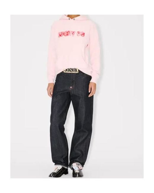 KENZO Pink Words' Hoodie
