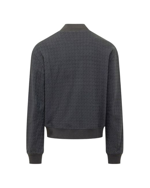 Etro Blue Textured Zip-Up Jacket for men